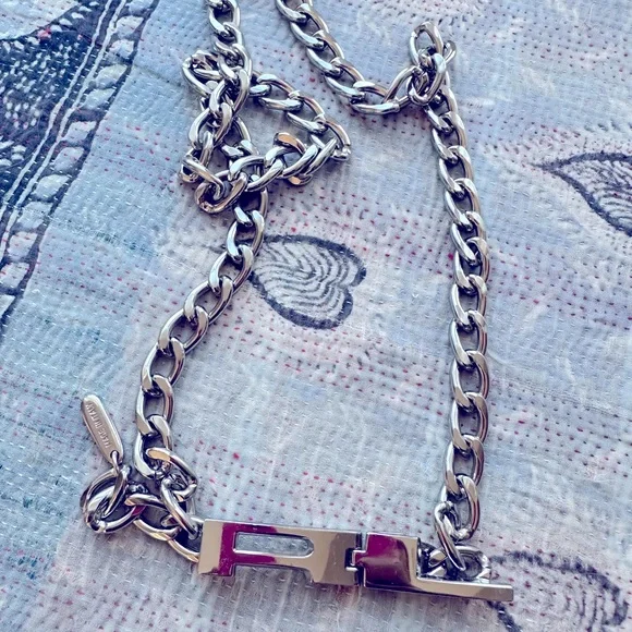 Ralph Lauren Vintage Silver Chain Belt.